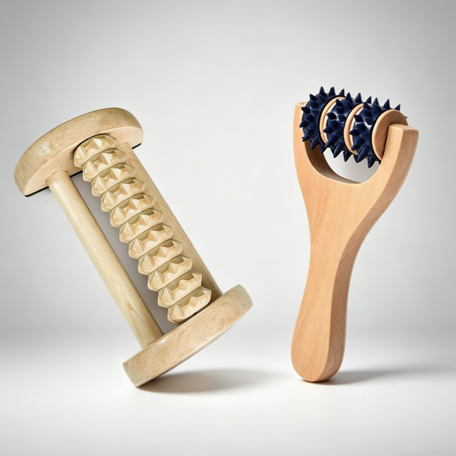 Home Gym Essentials - Lot de 2 rouleaux de massage