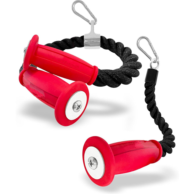 Home Gym Unit - Cordes ergonomiques pour triceps, fixation de
