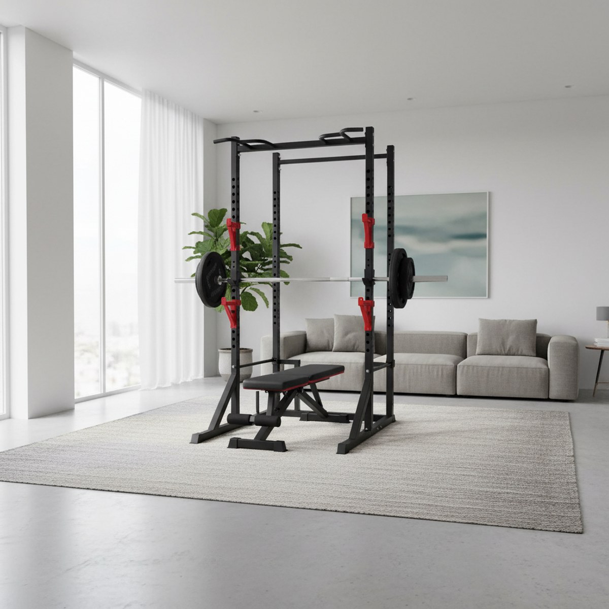 Rack de musculation réglable a - Home Gym Equipments avis et prix