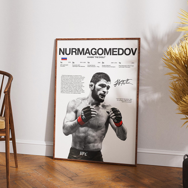 Affiche de combat des légendes - Home Gym Aesthetic avis et prix