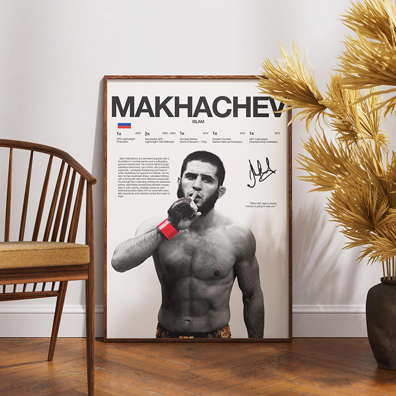 Affiche de combat des légendes - Home Gym Aesthetic avis et prix