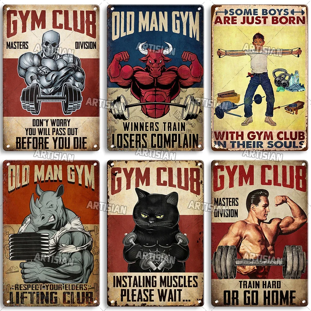 Plaque murale décorative en mé - Home Gym Aesthetic avis et prix
