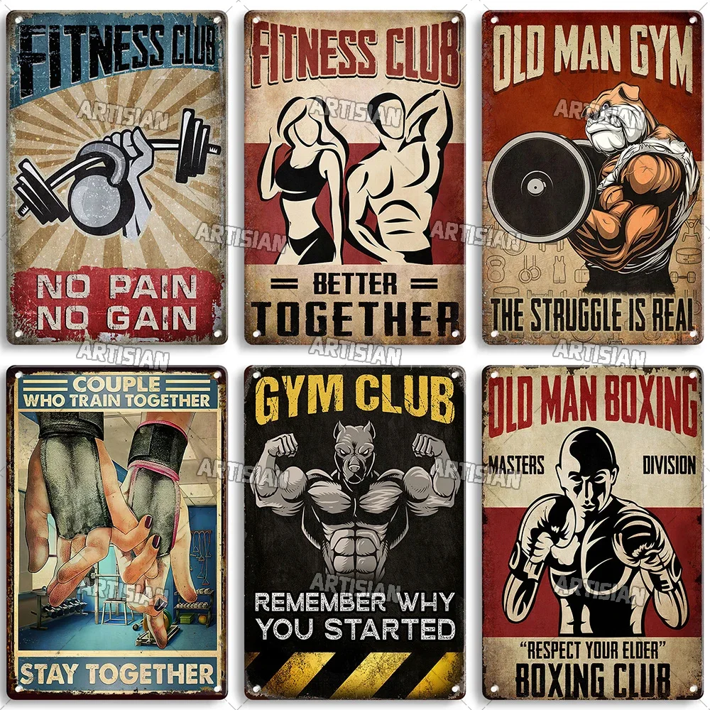 Plaque murale décorative en mé - Home Gym Aesthetic avis et prix