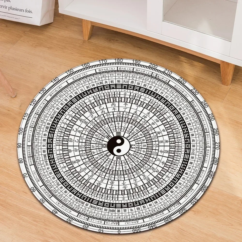 Yin Yang Taiji tapis rond fleu - Home Gym Aesthetic avis et prix
