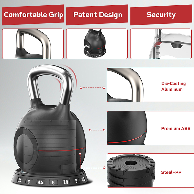 Kettlebell tout-en-un réglable - All In One Gym Home Equipment avis et prix