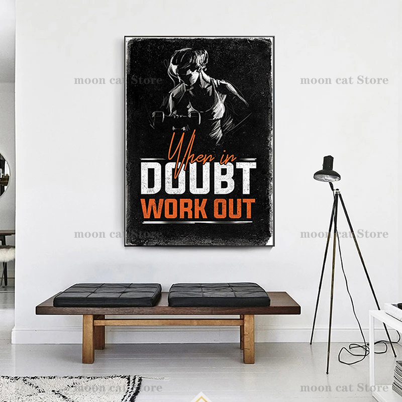 Affiche de sport de Fitness, c - Home Gym Aesthetic avis et prix